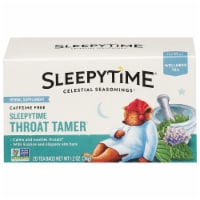 Celestial Seasonings Sleepytime Throat Tamer Caffeine Free Herbal Supplement Tea Perspective: Main