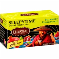Celestial Seasonings Blackberry Pomegranate Sleepytime Decaf Green Tea Bags