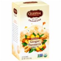 Celestial Seasonings Organic Ginger & Tuermeric Herbal Tea Bags Perspective: Main