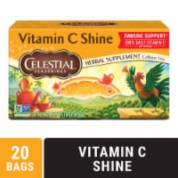 Celestial Seasonings Caffeine Free Vitamin C Shine Herbal Tea Perspective: Main