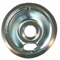 Range Kleen Style B 6 Chrome Drip Pans Single Piece Silver RKN119A