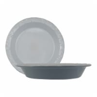 Taste of Home 9 x 1.5 inch Stoneware Pie Plate Set of 2 Perspective: Main