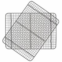 Taste of Home 17.5 x 12.5 inch Nonstick Metal Cooling Rack Set of 2