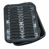 Range Kleen Porcelain Pan With Porcelain Grill