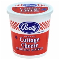 Purity 4% Milkfat Small Curd Cottage Cheese Perspective: Main