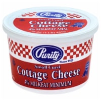 Purity 4% Milkfat Small Curd Cottage Cheese Perspective: Main