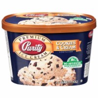 Purity Cookies & Cream Ice Cream Tub Perspective: Main