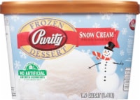 Purity Snow Cream Ice Cream Tub Perspective: Main