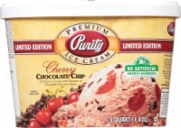 Purity Cherry Chocolate Chip Ice Cream Tub Perspective: Main