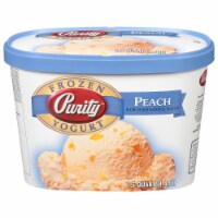 Purity™ Peach Frozen Yogurt Tub Perspective: Main