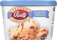 Purity™ Caramel Praline Frozen Yogurt Tub Perspective: Main