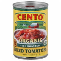 Cento® Organic Fire Roasted Diced Tomatoes Perspective: Main