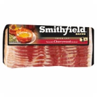 Smithfield Naturally Cherrywood Smoked Thick Cut Bacon Perspective: Main