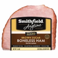 Smithfield Anytime Favorites Sliced Brown Sugar Boneless Ham Perspective: Main