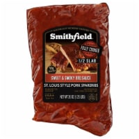 Smithfield® Sweet & Smoky BBQ Sauce St. Louis Style Pork Spareribs Perspective: Main