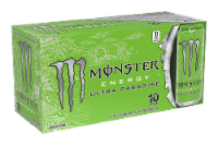 Monster Ultra Paradise Energy Drinks 10 Cans Perspective: Main