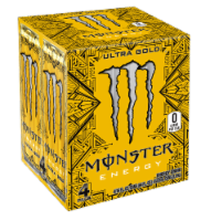 Monster® Rehab Raspberry Tea Energy Drink Multipack Cans Perspective: Main