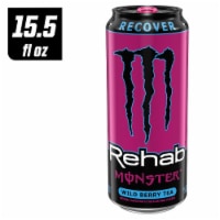 Monster® Rehab Wild Berry Tea Energy Drink Can Perspective: Main
