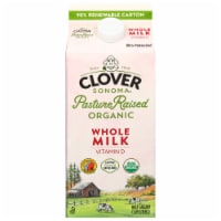 Clover Sonoma Organic Whole Milk 0.5 gal Perspective: Main