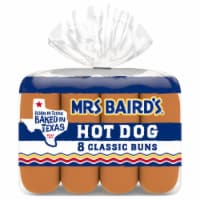 Mrs Baird's White Sliced Classic Buns Perspective: Main