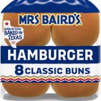 Mrs Baird's White Hamburger Buns Perspective: Main