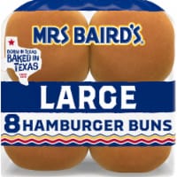 Mrs Baird's Large Hamburger Buns Perspective: Main