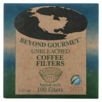 Beyond Gourmet Coffee Filters - Basket - Unbleached - 100 Count - Pack of 3 Perspective: Main