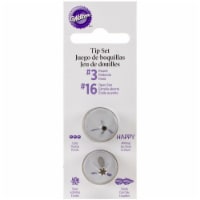 Decorating Tip Set -#3 Round & #16 Star