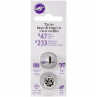 Decorating Tip Set -#47 Basketweave & #233 Multi-Opening