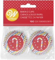 Mini Baking Cups 100/Pkg-Candy Cane