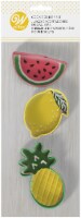 Metal Cookie Cutter Set 3/Pkg-Tropical Party