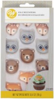 Icing Decorations 12/Pkg-Camping Adventures - Woodland Animals