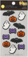 Dot Matrix Icing Decorations 12/Pkg-Spider And Jack-O'-Lantern