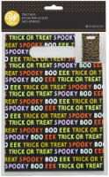 Treat Bags With Handle 12/Pkg-Halloween Words