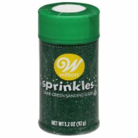 Wilton® Dark Green Sanding Sugar Sprinkles Perspective: Main