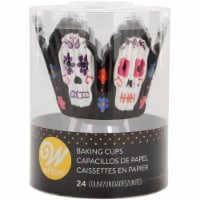 Wilton® Day of the Dead Skull Halloween Baking Cup - Dia de los Muertos Perspective: Main