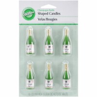 Shaped Candles 2  6/Pkg-Champagne Bottles