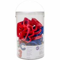 Plastic Cookie Cutters 50/Pkg-A-B-C & 1-2-3