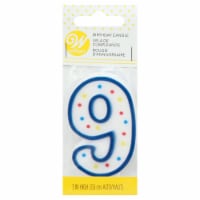 Wilton Numeral 9 Birthday Candle