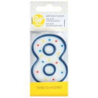 Wilton Numeral 8 Birthday Candle