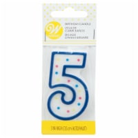 Wilton Numeral 5 Birthday Candle