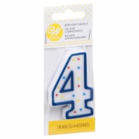 Wilton Numeral 4 Birthday Candle