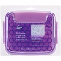 Wilton Tip Organizer-9 X7 X2 Purple & White
