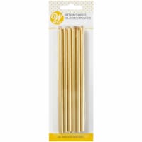 Wilton™ Tall Gold Birthday Candles Perspective: Main