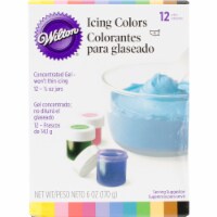 Icing Colors .5oz 12/Pkg-Assorted Colors