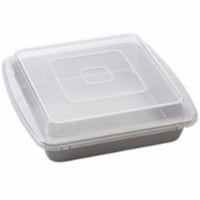 Recipe Right Covered Brownie Pan-Square 9