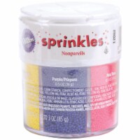 Nonpareils Sprinkles 3oz-Bright, 6 Cell