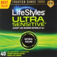 LifeStyles® Ultra Sensitive® Lubricated Condoms Perspective: Main