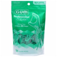 GUM® Professional Clean Fresh Mint Extra Strong Flossers Perspective: Main