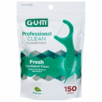GUM® Professional Clean Fresh Mint Extra Strong Flossers
